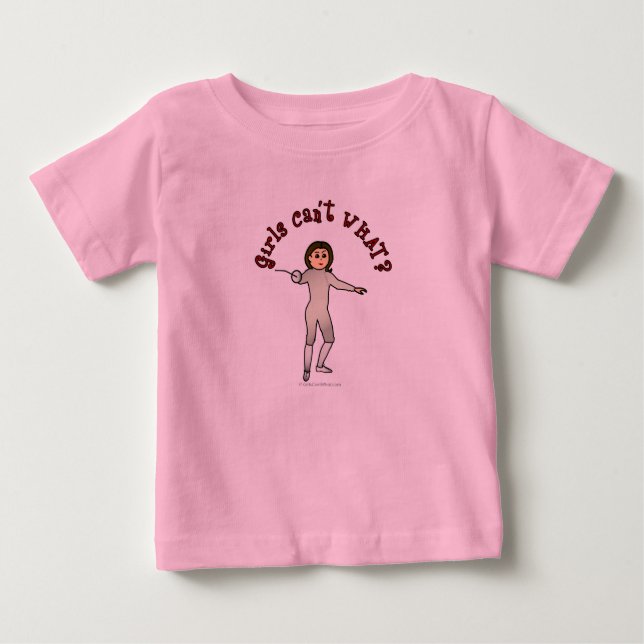 Camiseta De Bebé Esgrima de mujer ligera (Anverso)