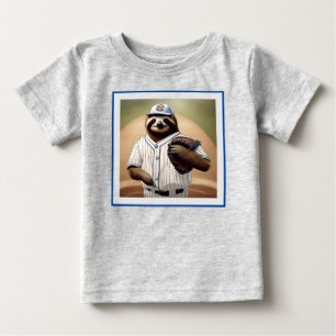 Camiseta De Bebé "Eslogan del lugre: lento y estable en la placa"