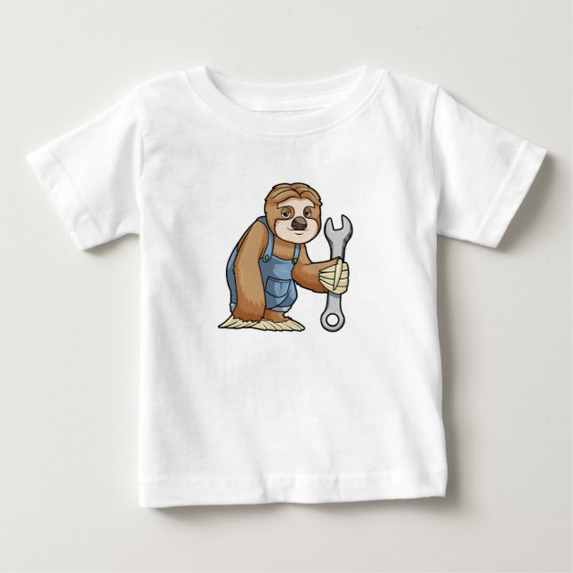 Camiseta De Bebé Eslovaco como artesano con llave (Anverso)