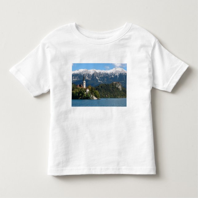Camiseta De Bebé Eslovenia, Bled, Lake Bled, Bled Island, Bled 2 (Anverso)