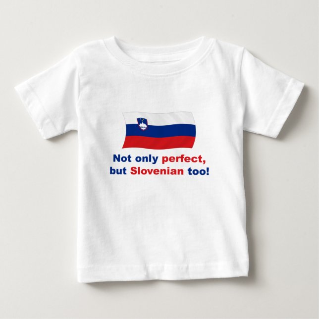 Camiseta De Bebé Esloveno perfecto (Anverso)