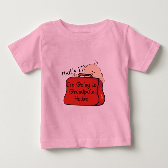 Camiseta De Bebé Eso es él abuelo (Anverso)