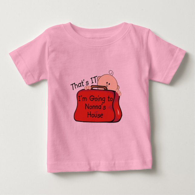 Camiseta De Bebé Eso es él Nonna (Anverso)