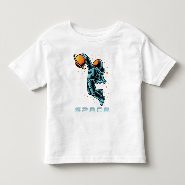 Camiseta De Bebé espacio (Anverso)