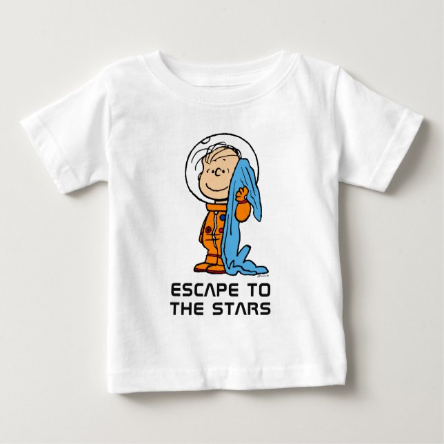 Camiseta De Bebé ESPACIO | Astronauta de Linus (Anverso)