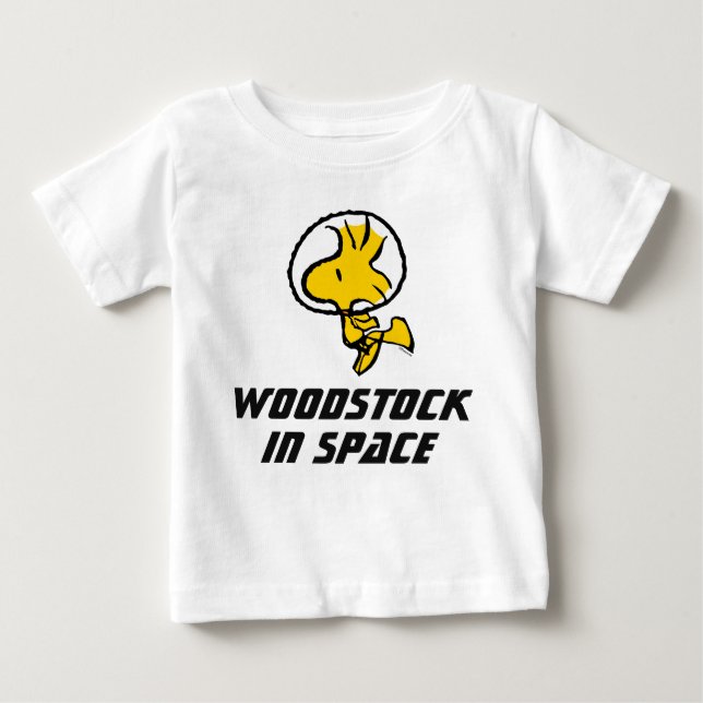 Camiseta De Bebé ESPACIO | Astronauta de Woodstock (Anverso)