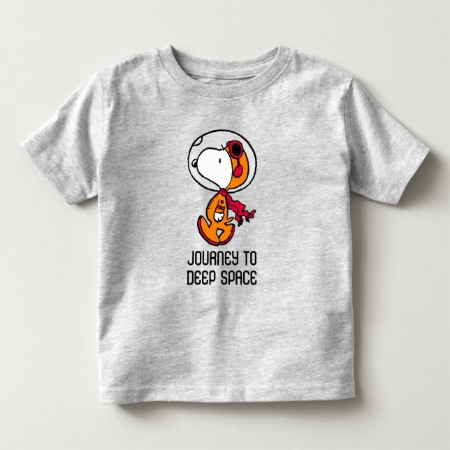 Camiseta De Bebé ESPACIO | Astronauta Snoopy (Anverso)