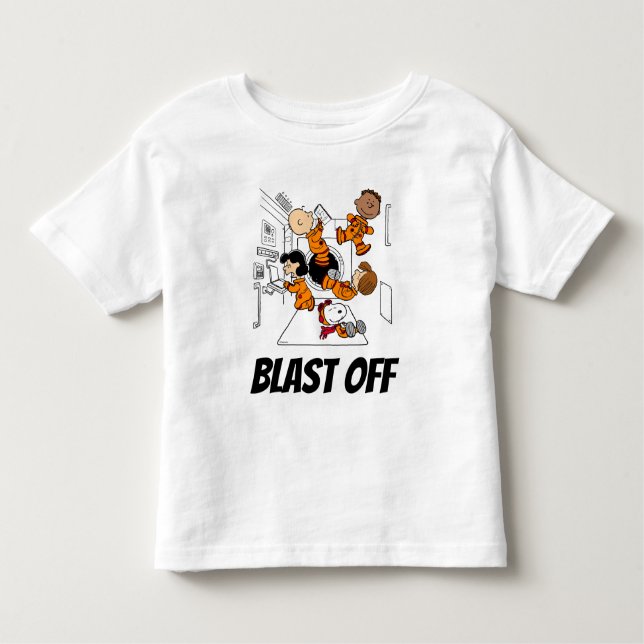 Camiseta De Bebé ESPACIO | Banda de cacahuetes en el espacio (Anverso)