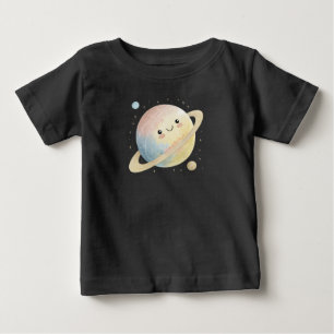 Camiseta De Bebé Espacio de Niños de Saturno