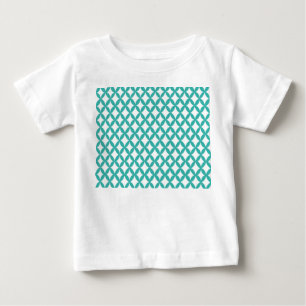 Camiseta De Bebé Espacio positivo y negativo Verde azulado