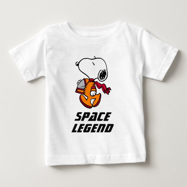 Camiseta De Bebé ESPACIO | Snoopy (Anverso)
