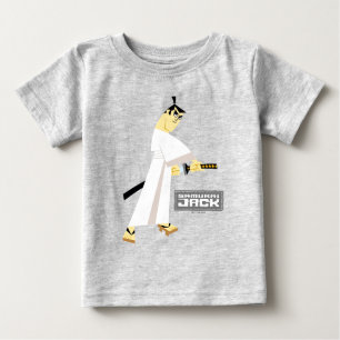 Camiseta De Bebé Espada de dibujo de Samurai Jack