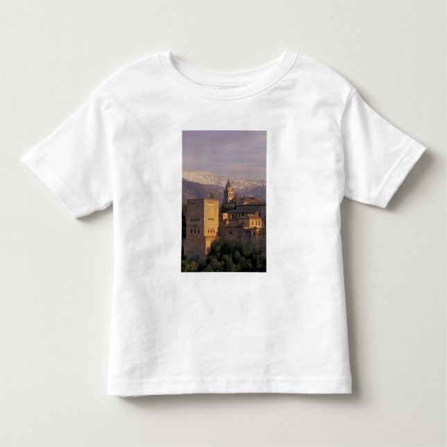 Camiseta De Bebé España, Granada, Andalucía La Alhambra, 2 (Anverso)