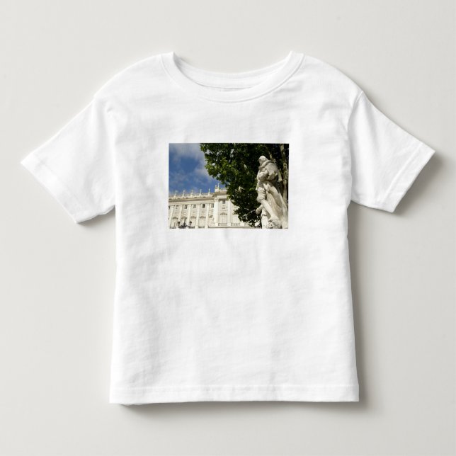 Camiseta De Bebé España, Madrid. Palacio Real. (Anverso)