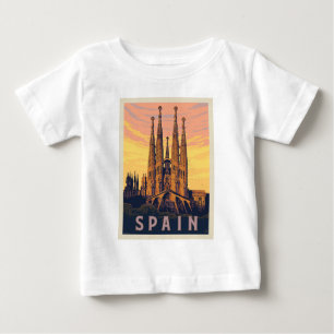 Camiseta De Bebé España   Sagrada Familia