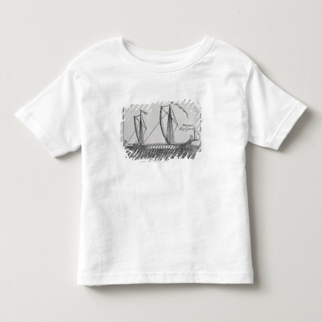 Camiseta De Bebé Español Ship (Anverso)