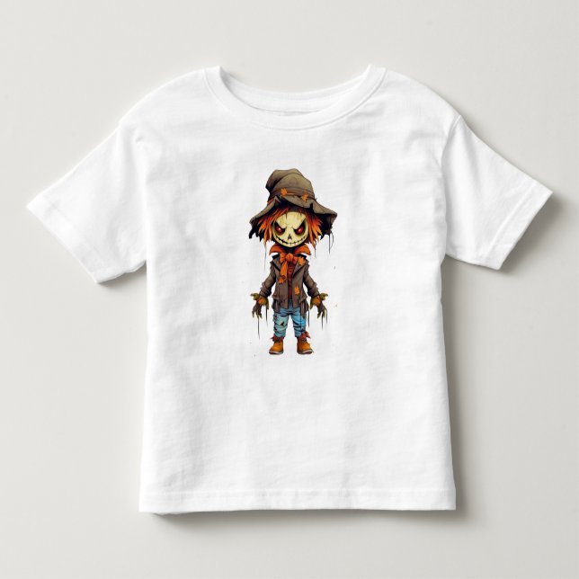 Camiseta De Bebé Espantapájaros Halloween (Anverso)
