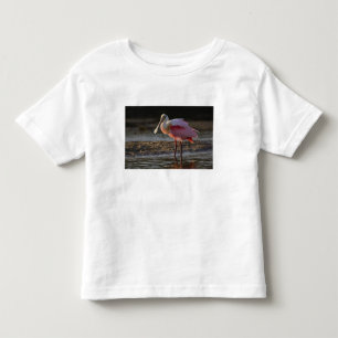 Camiseta De Bebé Espátula rosada, Ajaia ajaja, Ding Darling
