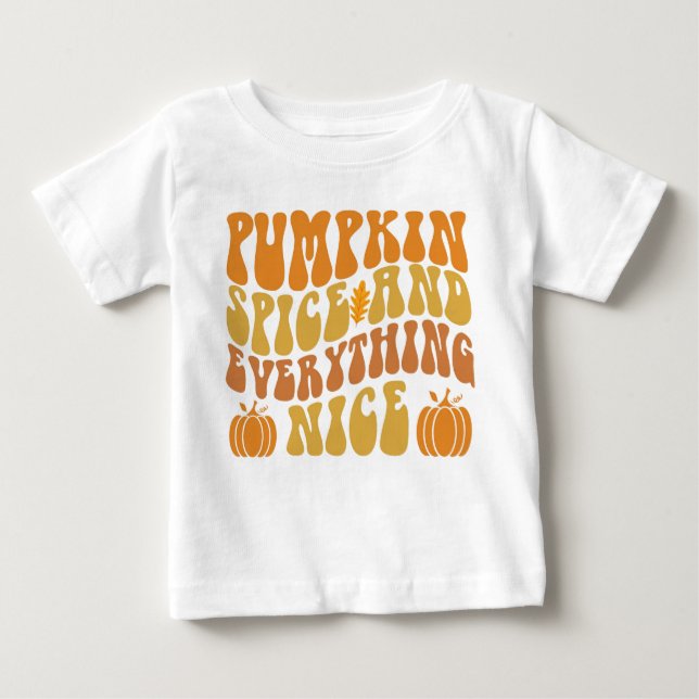 Camiseta De Bebé Especie De Calabaza Y Todo Lo Bueno (Anverso)