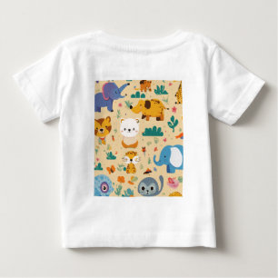 Camiseta De Bebé Espectacular vestido impreso para niños de Wonderl