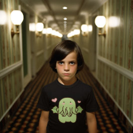 Camiseta De Bebé Espejo de Cthulhu Lovecraft Halloween