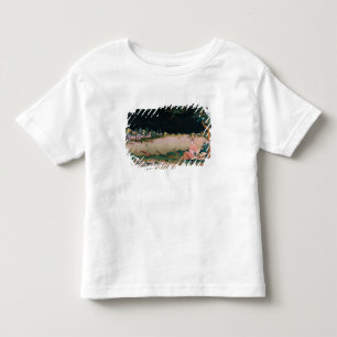 Camiseta De Bebé Espejo japonés que muestra a un chica sentado