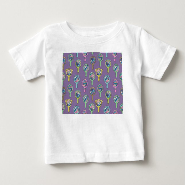 Camiseta De Bebé espejo retrovisor (Anverso)