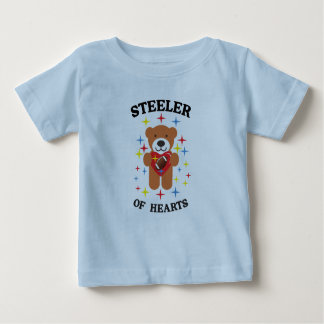 Camiseta De Bebé Espeleador del fútbol de los corazones Teddy Bear