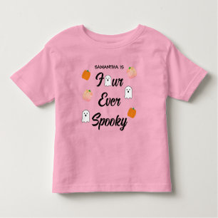 Camiseta De Bebé Espeluznante 4º cumpleaños