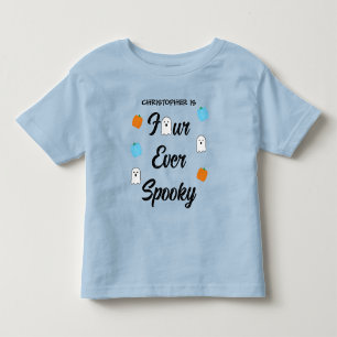 Camiseta De Bebé Espeluznante 4º cumpleaños