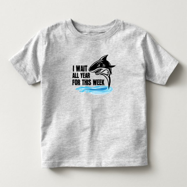 Camiseta De Bebé Espera Todo El Año Para Esta Semana (Anverso)