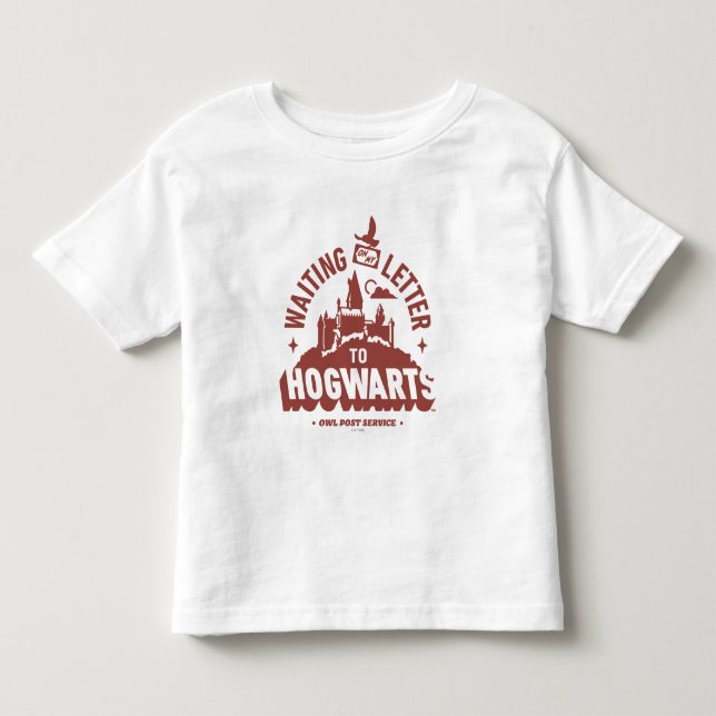 Camiseta De Bebé Esperando mi Carta a HOGWARTS™ (Anverso)