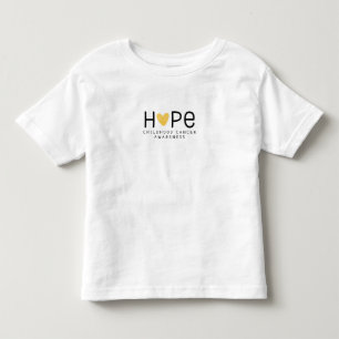 Camiseta De Bebé esperanza. Conciencia del cáncer infantil. Camiset