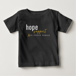 Camiseta De Bebé esperanza de cáncer infantil apoyo a Baby T-Shirt