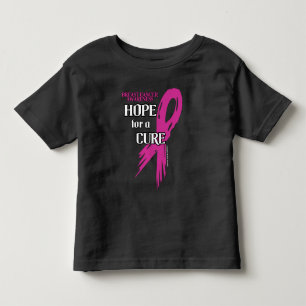 Camiseta De Bebé Esperanza de una cura/Cinta rota...Cáncer de mama