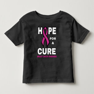 Camiseta De Bebé Esperanza para una cura... el cáncer de mama