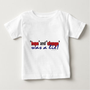 Camiseta De Bebé ESPERANZA Y CAMBIO fue una mentira.2