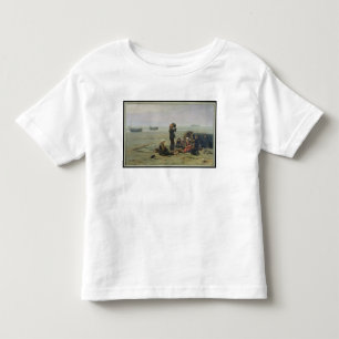 Camiseta De Bebé Esperar los pescados, Berck-sur-Mer