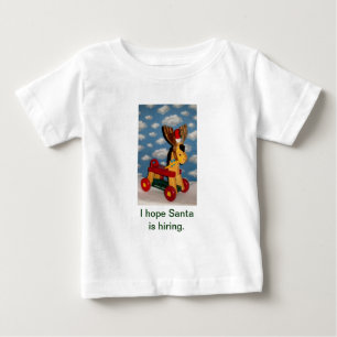 Camiseta De Bebé Espero que Santa esté contratando