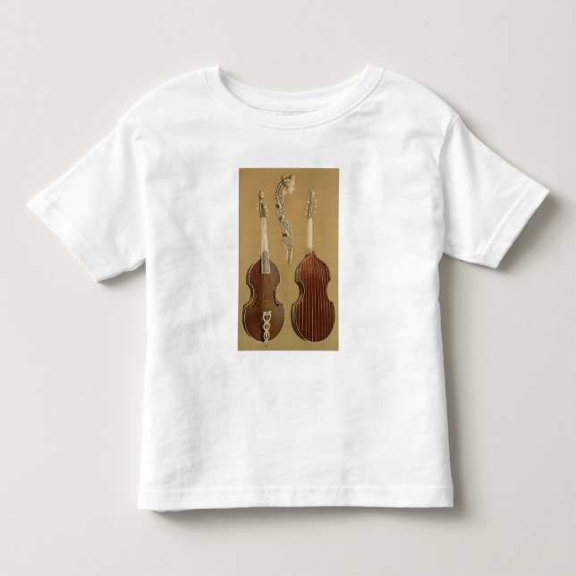 Camiseta De Bebé Espicanardo de DA de viola, o viol bajo, por (Anverso)