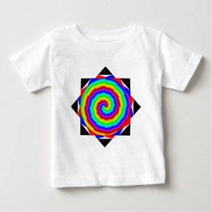 Camiseta De Bebé Espiral arcoiris de Kenneth Yoncich