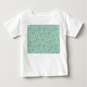 Camiseta De Bebé Espirales verdes azules