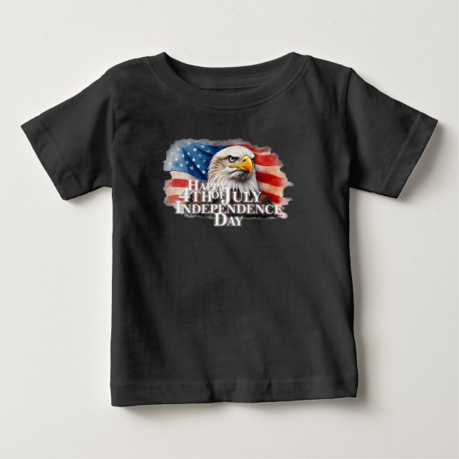 Camiseta De Bebé Espíritu de independencia (Anverso)