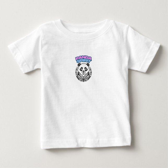 Camiseta De Bebé Espíritu de Panda (Anverso)