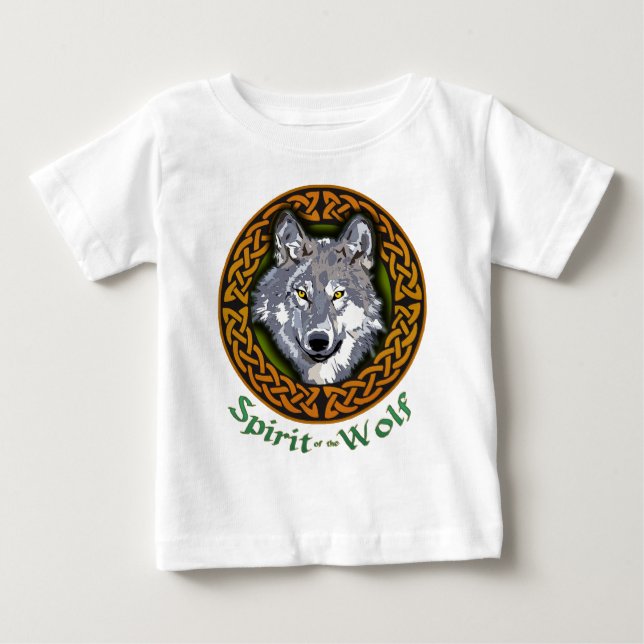 Camiseta De Bebé Espíritu del lobo (Anverso)
