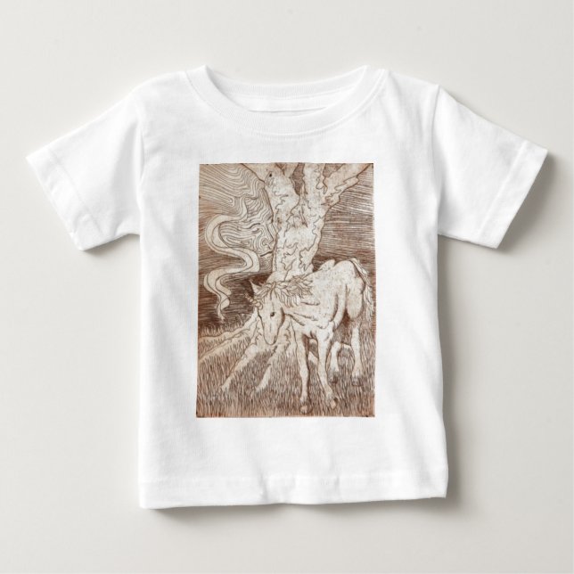 Camiseta De Bebé Espíritu libre (Anverso)