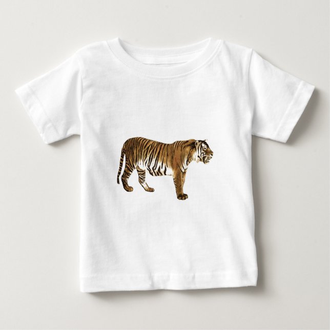 Camiseta De Bebé Espíritu libre de tigres (Anverso)