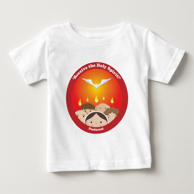 Camiseta De Bebé Espíritu Santo Pentecostés (Anverso)