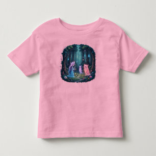 Camiseta De Bebé Espíritus del Bosque Encantado Cabaña Mágica Cotta