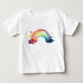 Camiseta De Bebé Esplandor arcoiris acuático